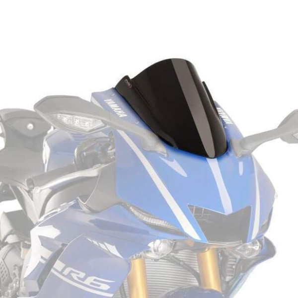 Puig Puig racing screen | black (opaque) | yamaha yzf-r6 2017>current